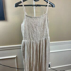 NWT Old Navy Sleeveless Smocked Fit & Flare Midi Dress